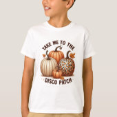 Neem me mee naar de Disco Patch waterverf herfst k T-shirt (Voorkant)