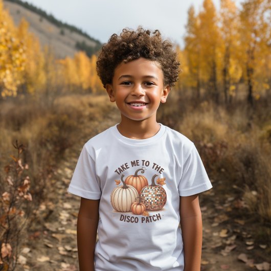 Neem me mee naar de Disco Patch waterverf herfst k T-shirt