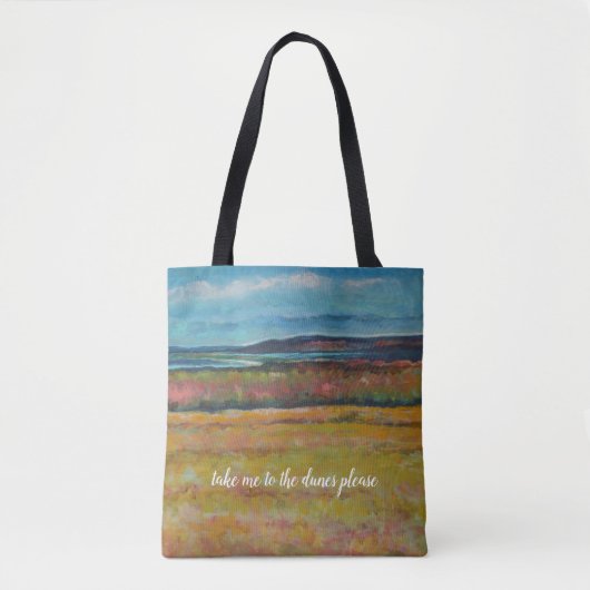 Neem me mee naar de duin alsjeblieft | CANVAS TAS (Voorkant)