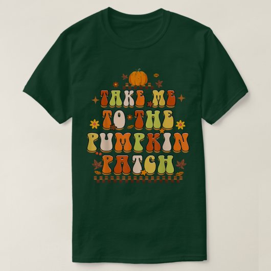 Neem me mee naar de Herfst van de pompoenpatch Far T-shirt (Design voorkant)