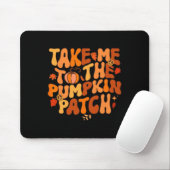 Neem me mee naar de pompoen Herfst Thanksgiv Muismat (Met muis)