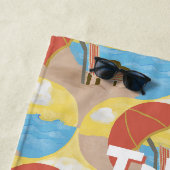 Neem me mee naar de strand Illustratie Handdoek (In situ)