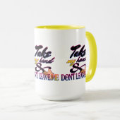 Neem me mee naar de veiligheid mok (Voorkant rechts)