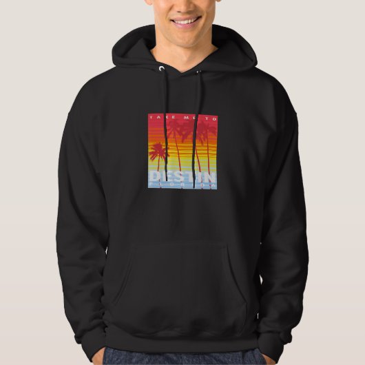 Neem me mee naar Destin Florida Beach Vacation Sou Hoodie (Voorkant)