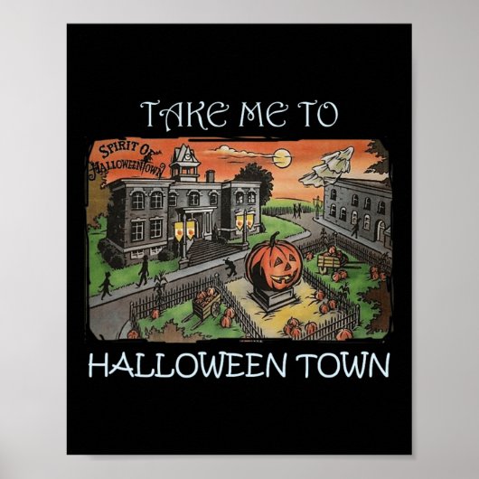 Neem me mee naar Halloween Town kostuum Poster (Voorkant)