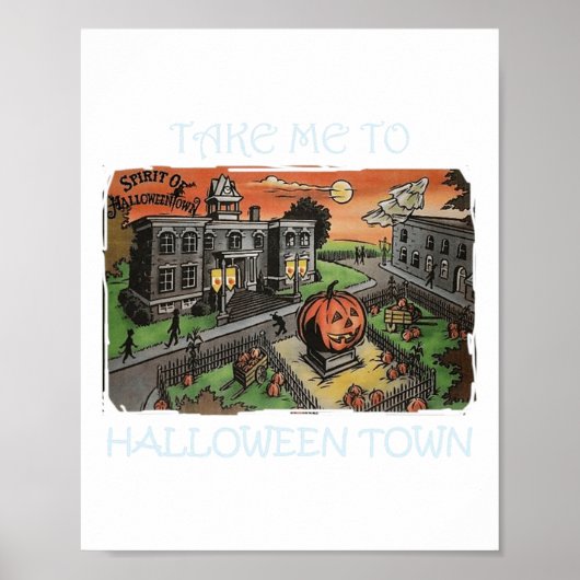 Neem me mee naar Halloween Town kostuum Poster (Voorkant)