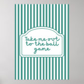 Neem me mee naar het Ball Game Poster (Voorkant)