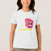 Neem me mee naar het balspel Take Out Container Tri-Blend Shirt (Voorkant)