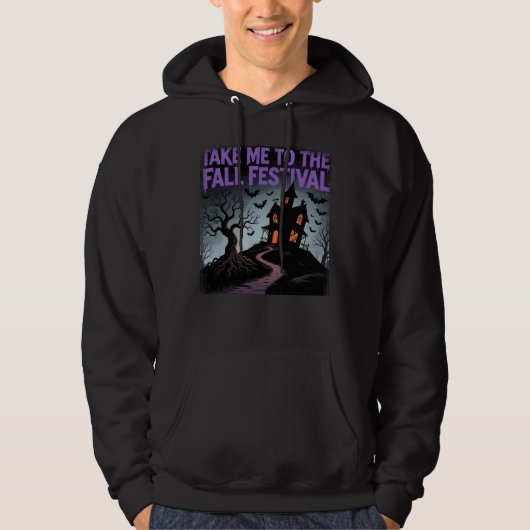 Neem me mee naar het herfstfeest hoodie (Voorkant)
