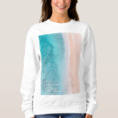 Neem me mee naar het strand Sweatshirt Beachy Coas (Voorkant)