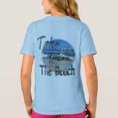 Neem me mee naar het strand. t-shirt (Achterkant)