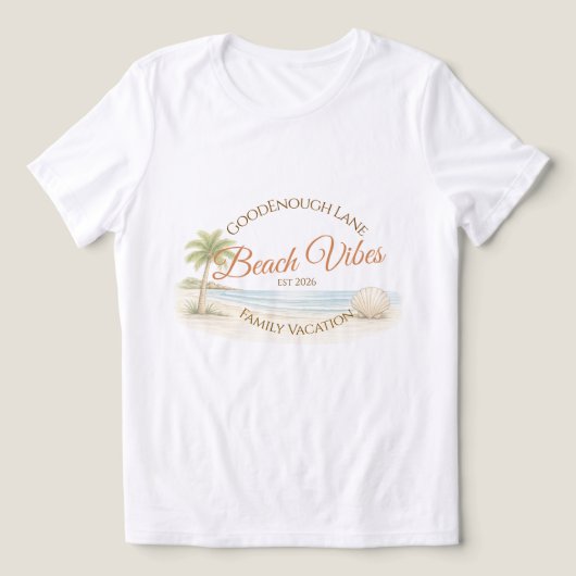 Neem me mee naar het strand Tri-Blend shirt (Design voorkant)
