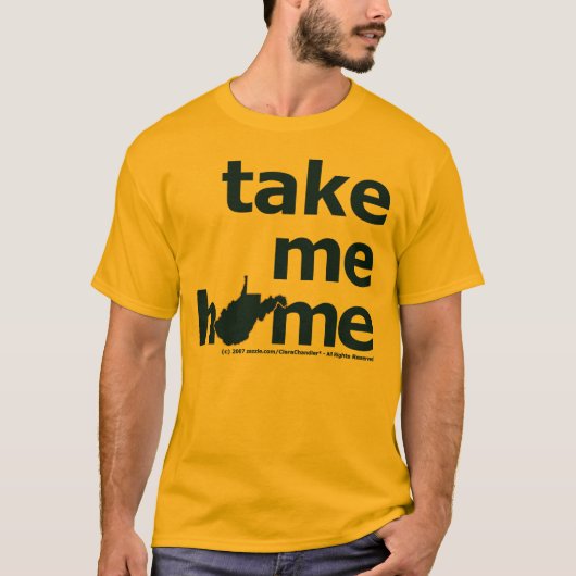 Neem me mee naar huis t-shirt (Voorkant)