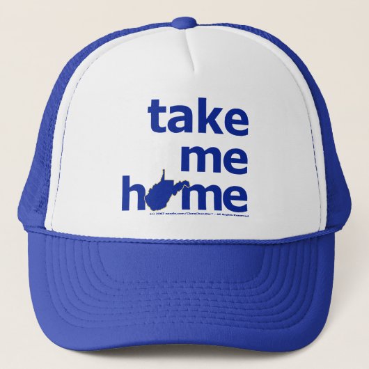 Neem me mee naar huis West Virginia Trucker Pet (Voorkant)