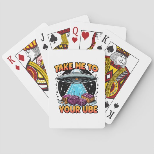 Neem me mee naar je Ube Pokerkaarten (Achterkant)