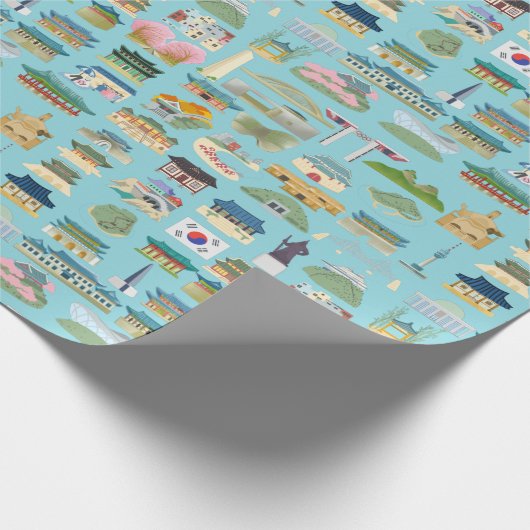 Neem me mee naar Korea 으 데 (나) 한 Cadeaupapier (Hoek)