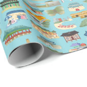 Neem me mee naar Korea 으 데 (나) 한 Cadeaupapier (Rol Hoek)