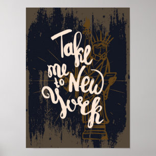 Neem me mee naar New York Poster