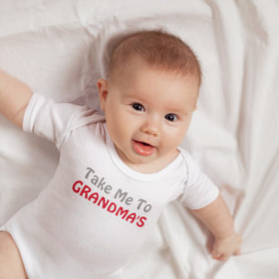 Neem me mee naar oma's Baby-pak Romper