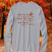 Neem me mee naar Pumpkin City Long Sleeve T T-shirt
