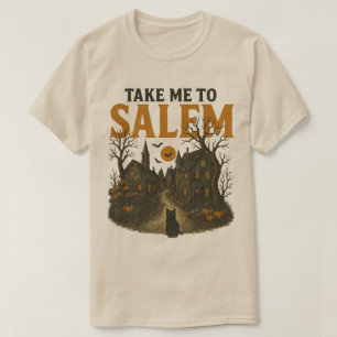 Neem me mee naar salem, Retro Halloween, Vintage H T-shirt