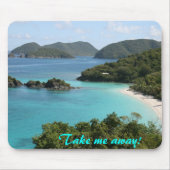 Neem me mee naar Trunk Bay! Muismat (Voorkant)