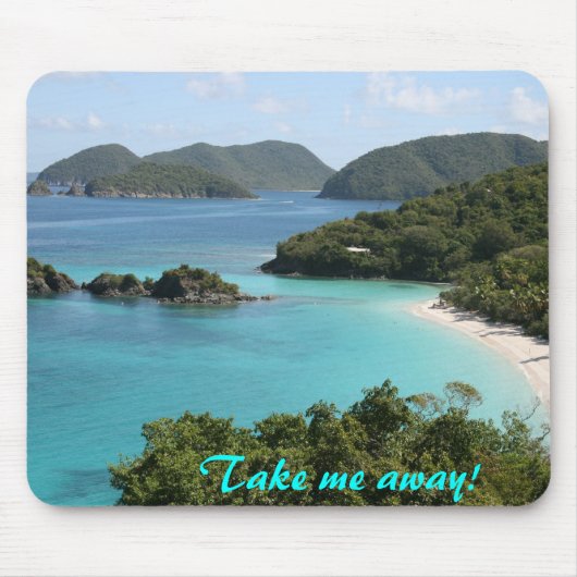 Neem me mee naar Trunk Bay! Muismat (Voorkant)
