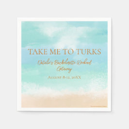 Neem Me Mee Naar Turks Vakantie Meisjesreis Meisje Servet