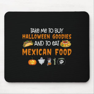 Neem me mee om Halloween-goodies te kopen en om Me Muismat