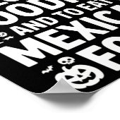Neem me mee om Halloween-spullen te kopen en Mexic Poster (Hoek)