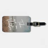 Neem me mee op vakantie Custom Photo Bagagelabel (Voorkant horizontaal)