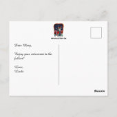 Neem Me Mee Pensioen Ansichtkaart Briefkaart (Achterkant)