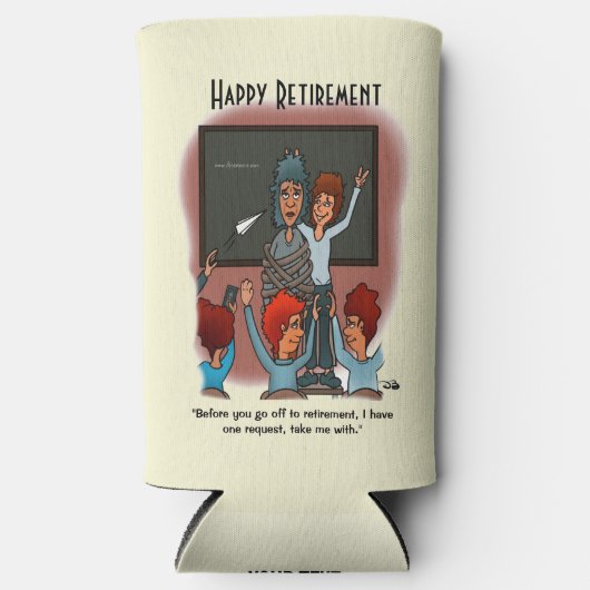 Neem me mee seltzer blikjeskoeler (Voorkant)