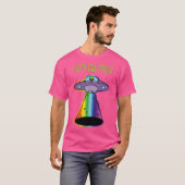Neem me mee terug naar de jaren '70 vliegende UFO T-shirt (Voorkant volledig)