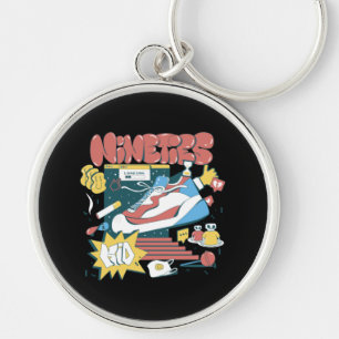 Neem Me Mee Terug Naar De Jaren Negentig - Retro 9 Sleutelhanger