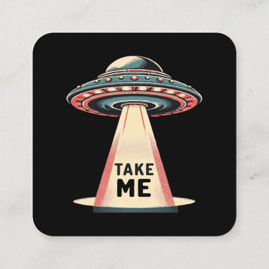 neem me mee vierkante visitekaartje (Achterkant)