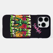 Neem me mee voorbij de sterren! iPhone hoesje (Achterkant horizontaal)