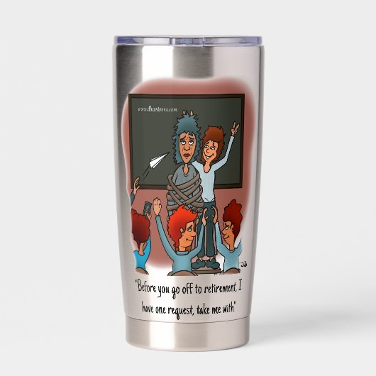 Neem me met geïsoleerd tuimelaar roestvrij staal geïsoleerde drinkbeker (Achterkant)