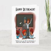 Neem me met Gevouwen Wenskaart Kaart (Voorkant)