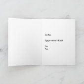 Neem me met Gevouwen Wenskaart Kaart (Binnen)