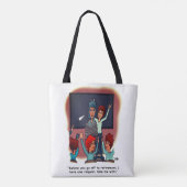 Neem Me Met Pensioen Tote Bag (Achterkant)
