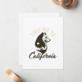 Neem me naar Californië op de briefkaart (Voorkant / Achterkant in situ)