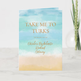 Neem Me Naar Turks Vakantie Bachelorette Bruiloft