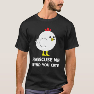 Neem me niet kwalijk Cute Kip Liefhebber Relatie V T-shirt