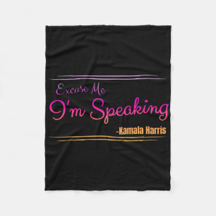 Neem me niet kwalijk dat ik grappig spreek Kamala Fleece Deken