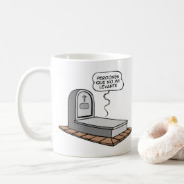 Neem me niet kwalijk dat ik niet opsta koffiemok
