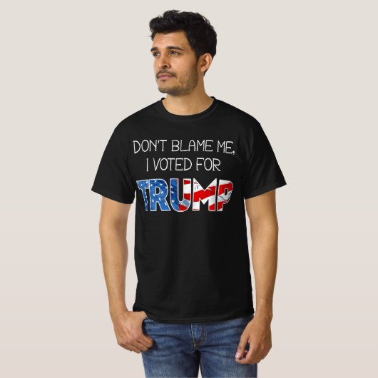 Neem me niet kwalijk dat ik President Donald J. Tr T-shirt (Voorkant volledig)