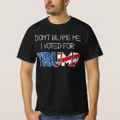 Neem me niet kwalijk dat ik President Donald J. Tr T-shirt (Voorkant)