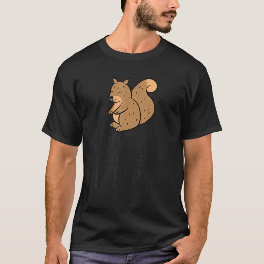 Neem me niet kwalijk dat je vogelvoer leeg is. t-shirt (Voorkant)