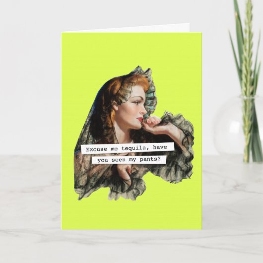 Neem me niet kwalijk, Tequila, heb je mijn ouders  Kaart (Voorkant)